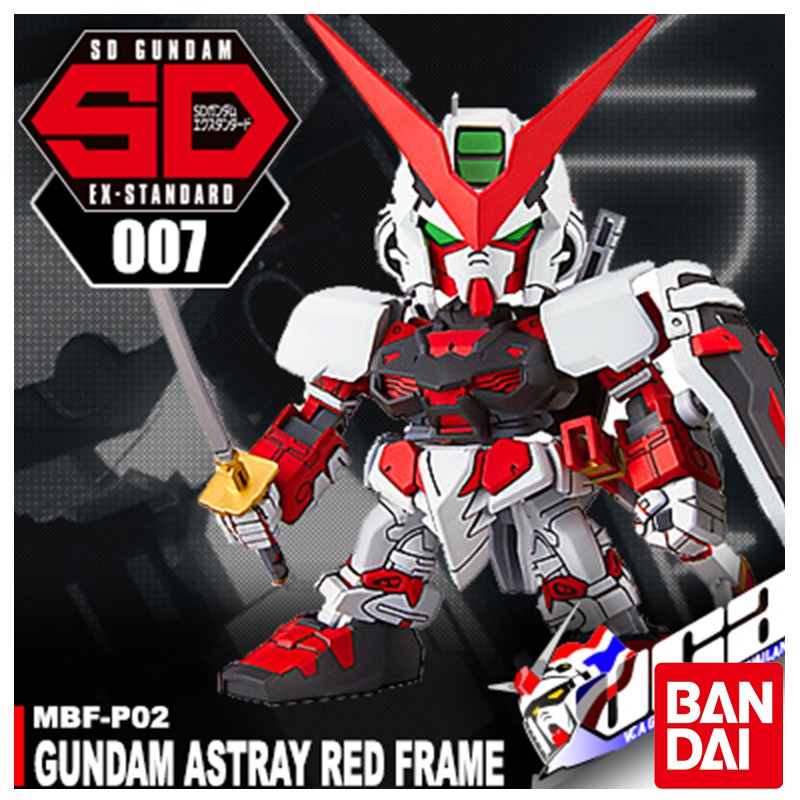 Sd Gundam Ex Standard Gundam Astray Red Frame Gundam Seed Astray Bandai Gundam Shopee Malaysia
