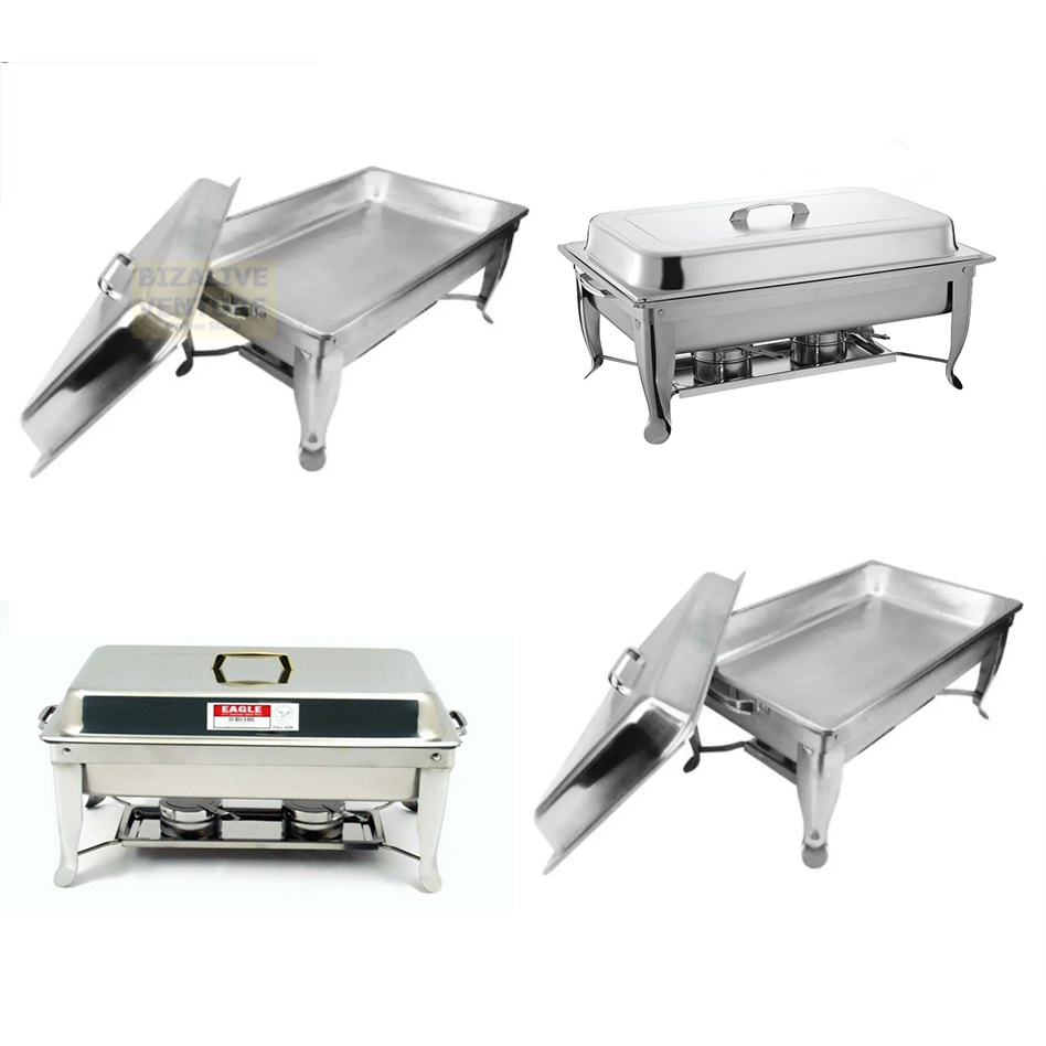 Full Size Stainless Steel Food Pan | Full Size Chafing Tray | Bekas Lauk | Bekas Kenduri | Tray Makanan | Berkas Buffet