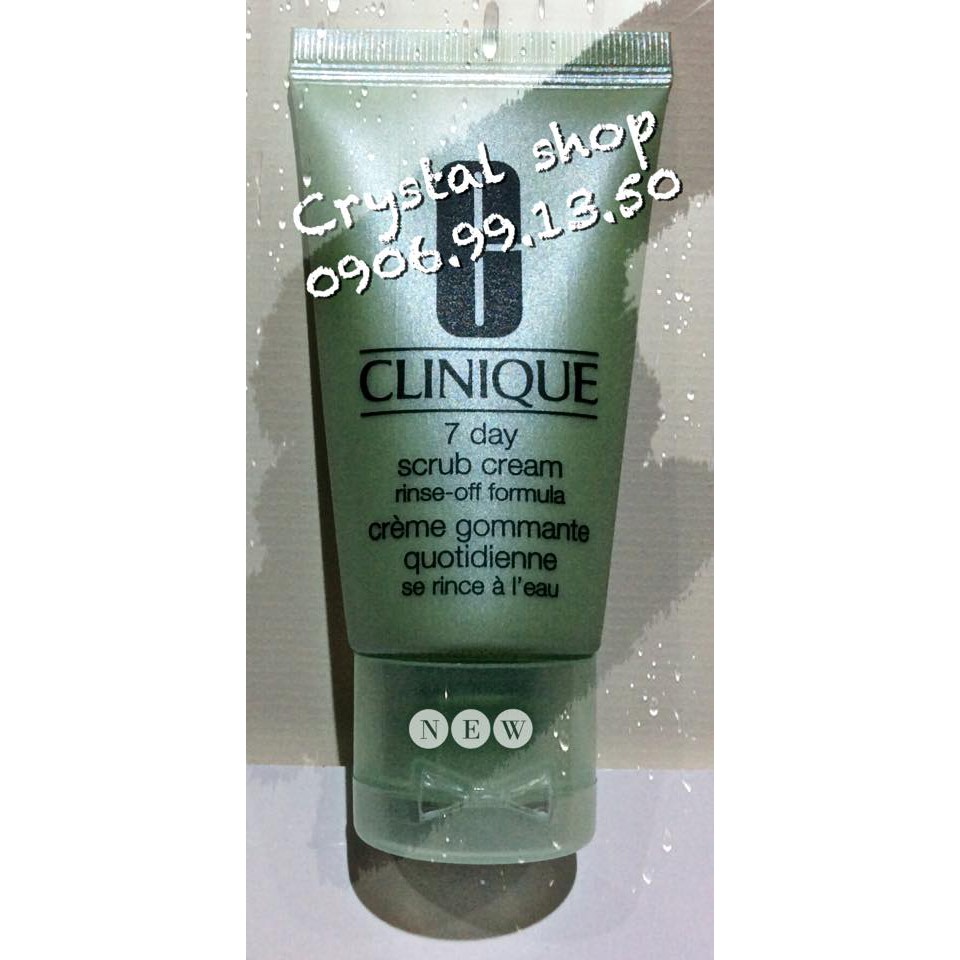 Clinique 7 DAY SCRUBS CREAM RINSE 0FF FORMULA Shopee Malaysia