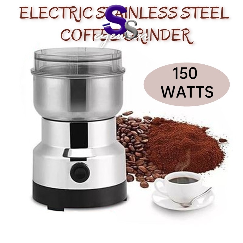 High Power Electric Stainless Steel Coffee Bean Grinder Home Grinding Milling Spices Dry Mill Machine