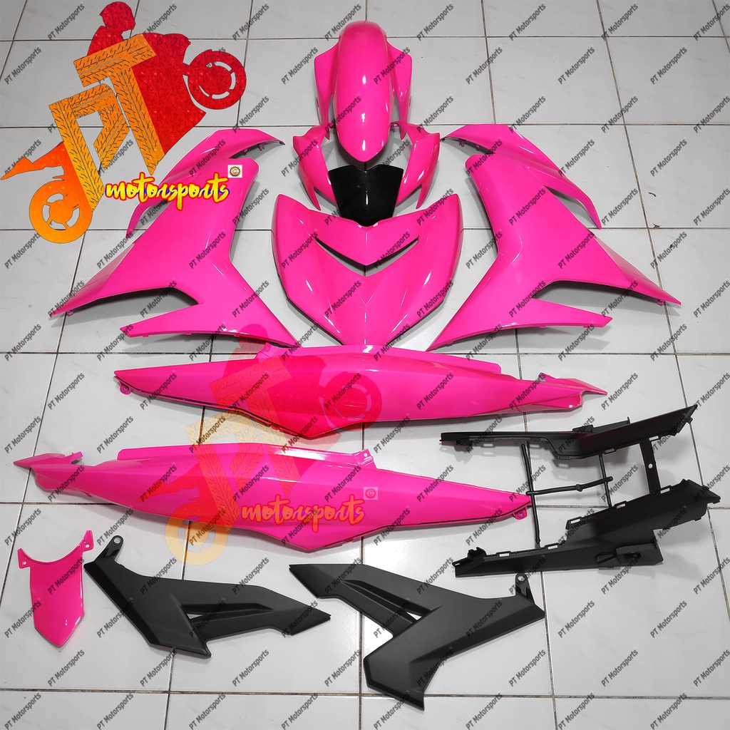 Yamaha Y15ZR Y15 V1 V2 Cover Set Fluorescent Pink | Shopee Malaysia