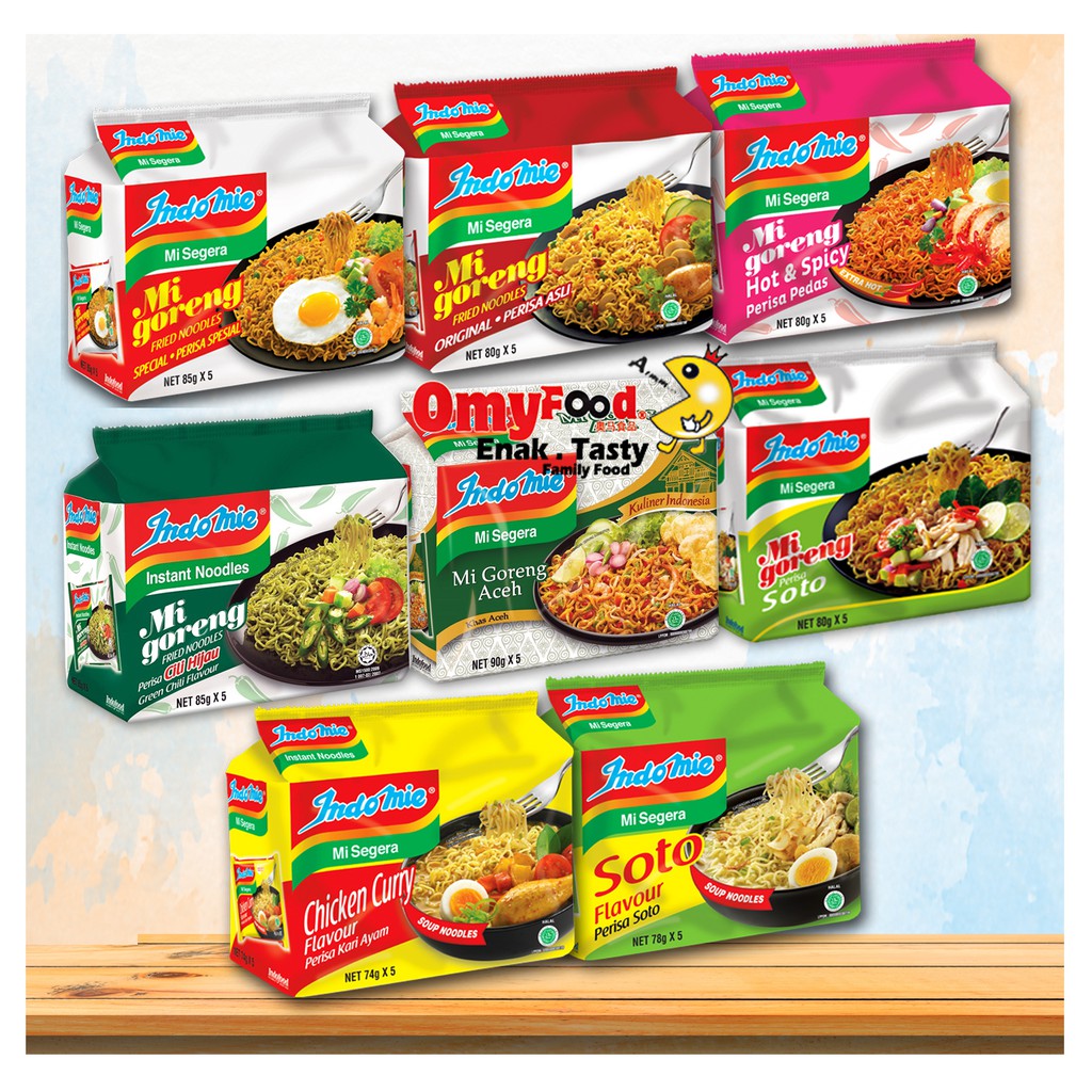 Buy Indomie Fried Noodle Original Special Hot Spicy Cili Hijau Aceh Soto Soup Noodle Chicken Curry Soto Omyfood Seetracker Malaysia