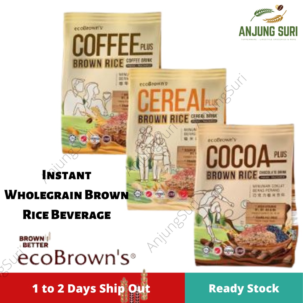 Instant Wholegrain Brown Rice Beverage Minuman Beras Perang Dengan