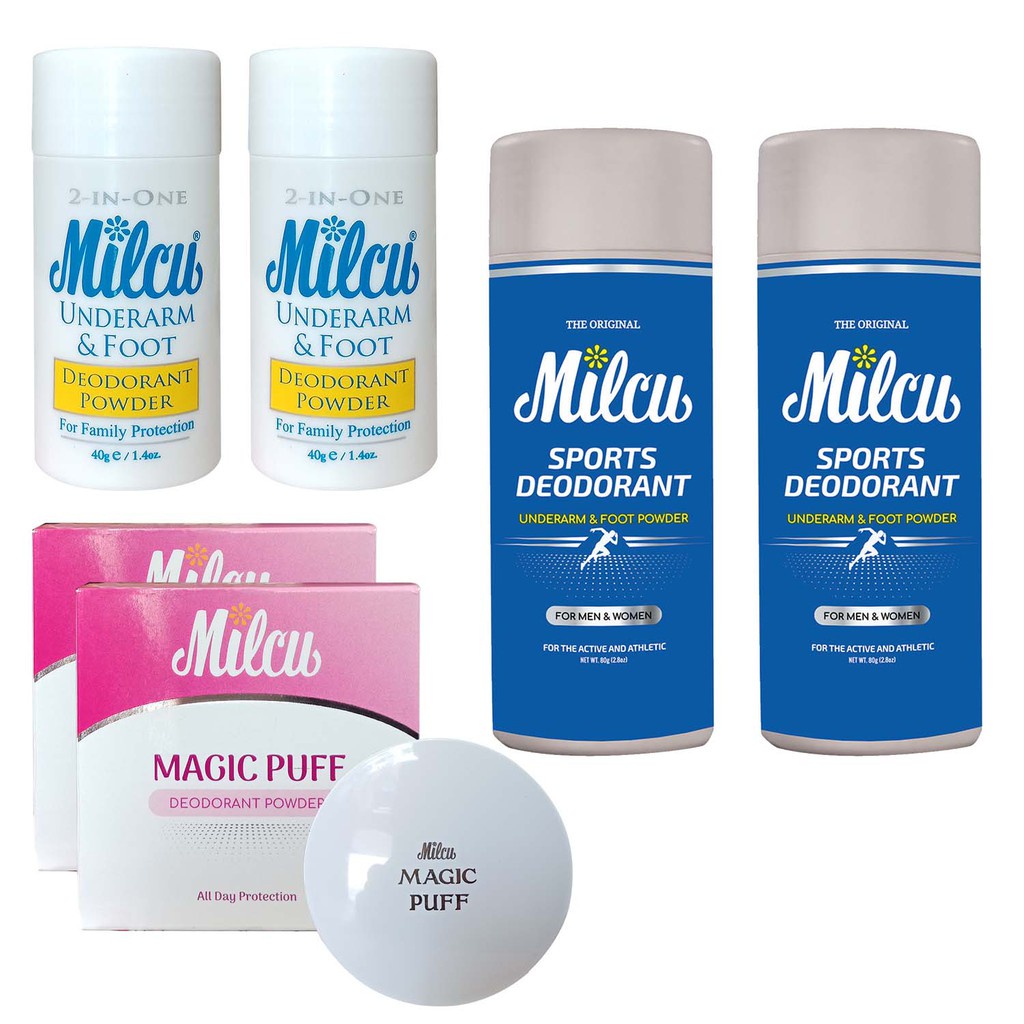 Milcu Deodorant Powder Sports Deodorant RollOn 40g./80g. Shopee Malaysia