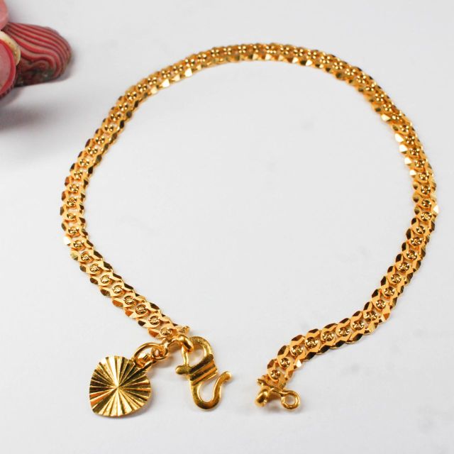 New 916 Rantai Tangan Kelisa Padu Lebar 0 3cm 5 52gram Shopee Malaysia