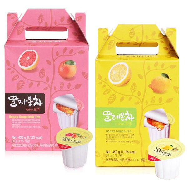 Korea Honey Fruit Tea (15 Capsules)【Kkoh Shaem】 Citron Tea