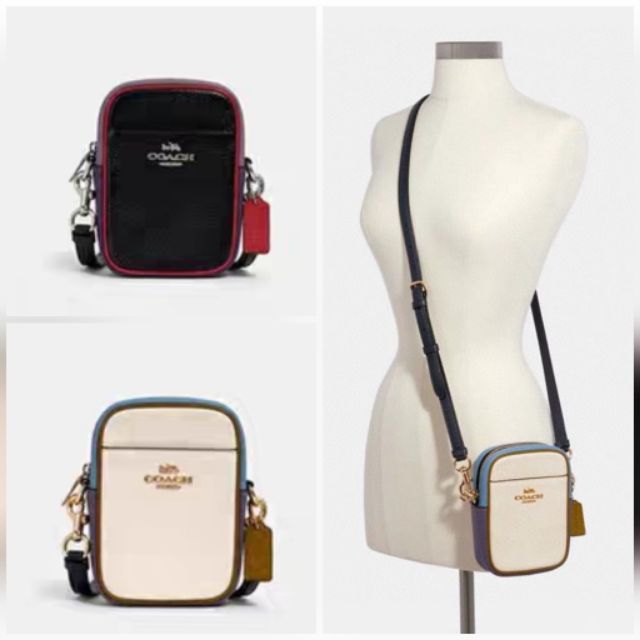 Coach / Coach new mobile phone bag shoulder messenger bag card holder  F80589 1867 | Shopee Malaysia