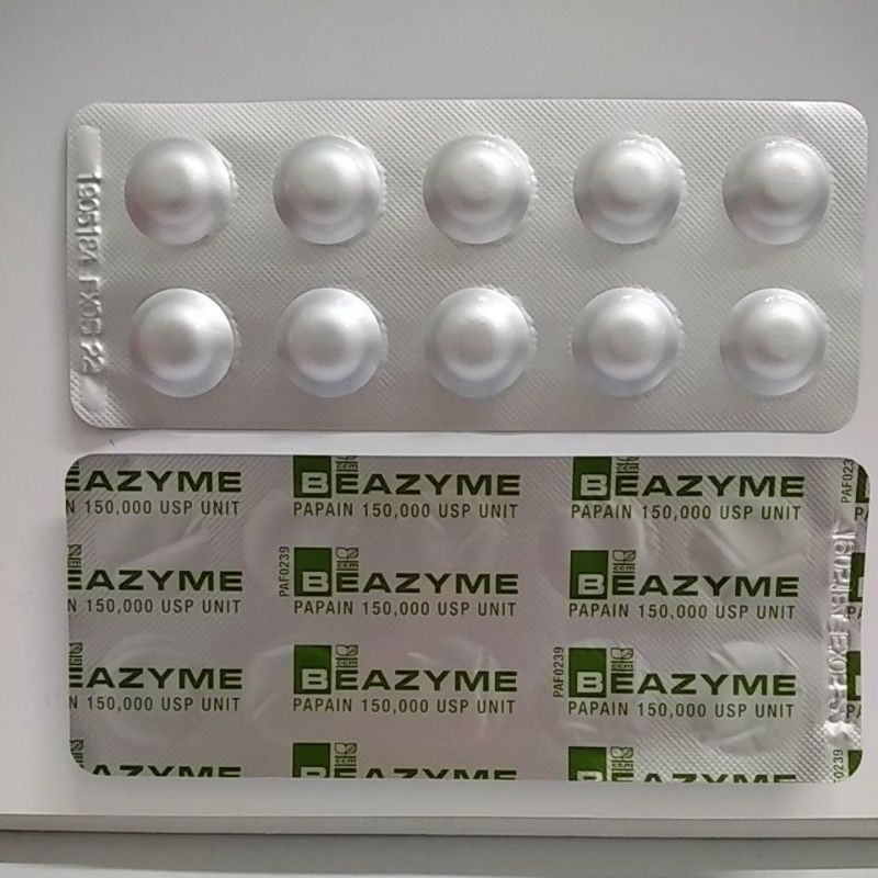 Beazyme Papain Tablet 10 S Shopee Malaysia