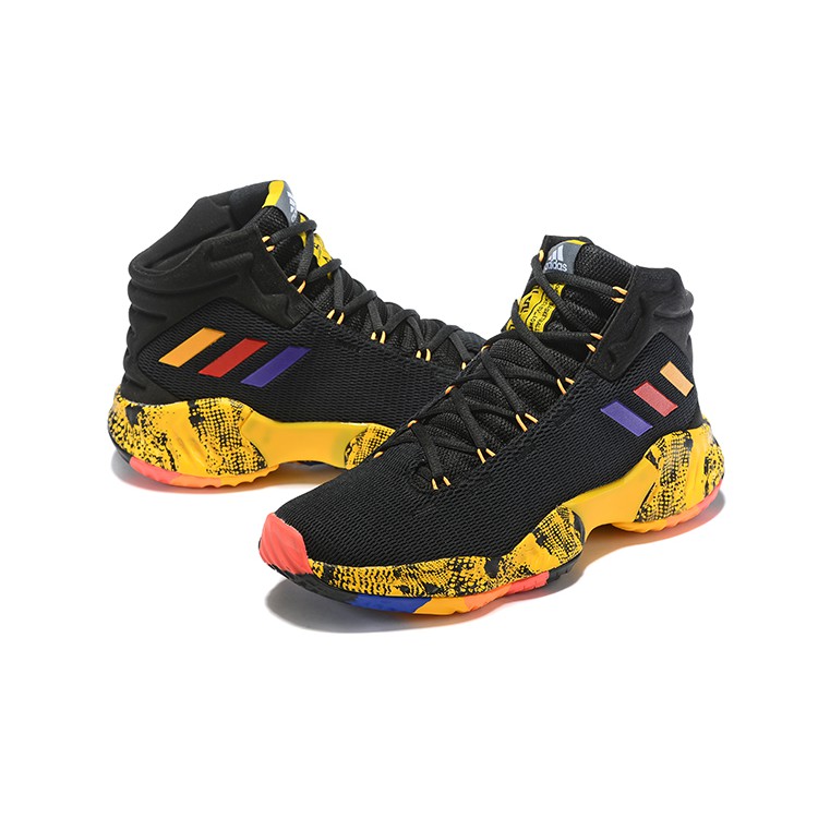 Adidas Pro Bounce 2018 Joel Embiid Pe Black Yellow Men Shoe Shopee Malaysia