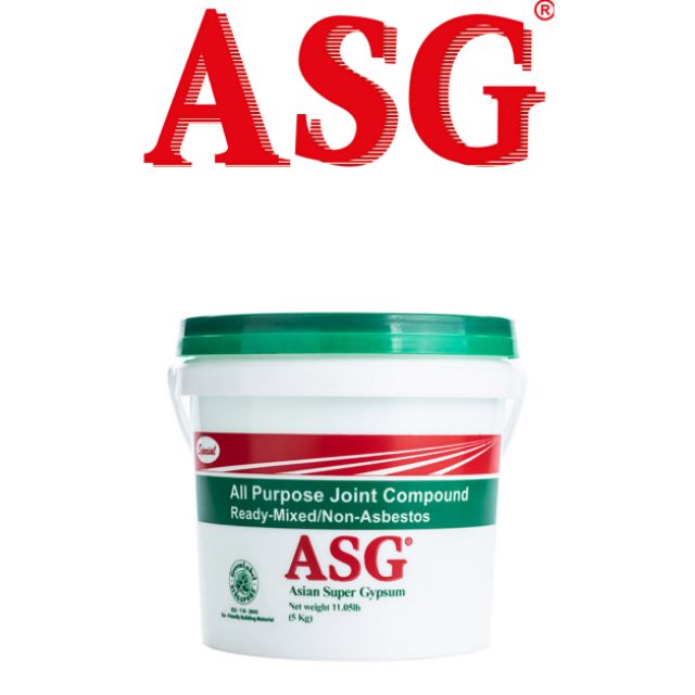 Asg Plaster Compound Ready Mix 5kg Asg All Purpose Joint