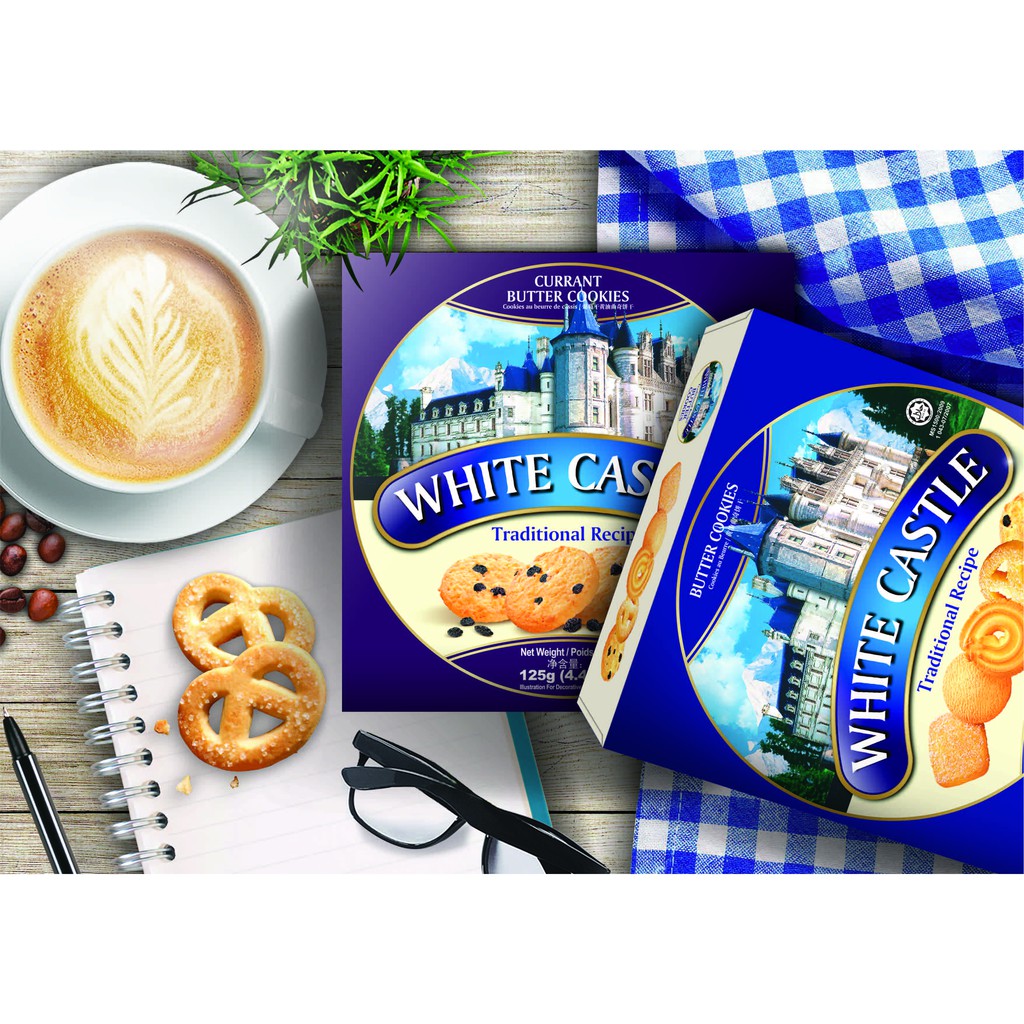 White Castle Butter Cookies Wedding Door Gift 90g Shopee Malaysia