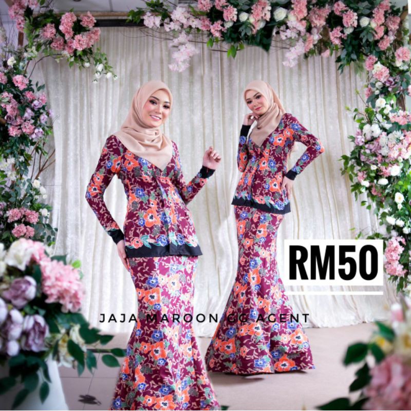  BAJU  KURUNG BATIK MODEN RAYA 2022 BRIDESMAID NIKAH TUNANG  