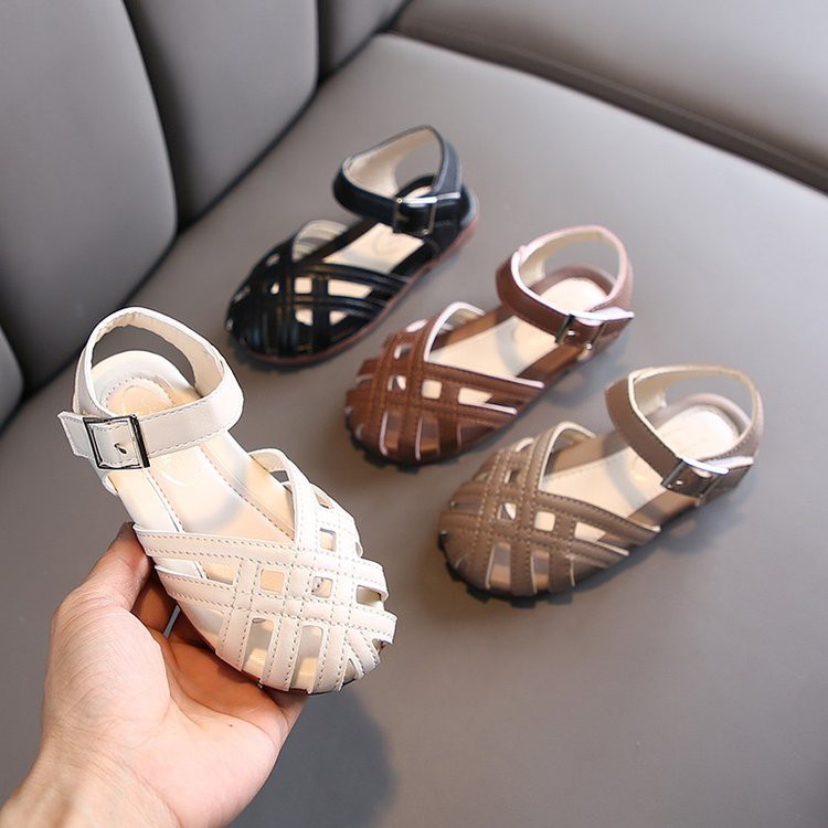 Ready Stock Cute Kids Sandals Handmade Korean Style Soft Bottom