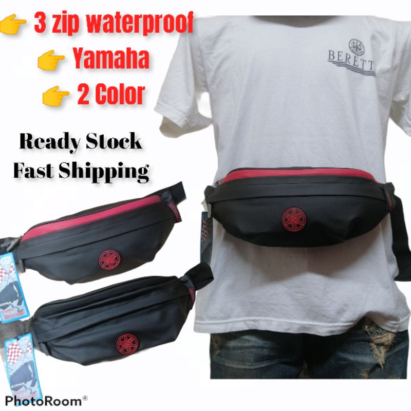 YAMAHA WATERPROOF POUCH BAG WAIST BAG CROSSBODY BAG Shopee Malaysia