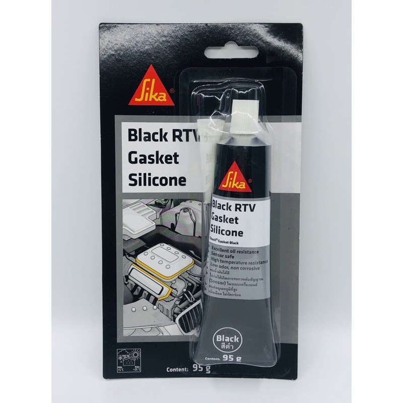 Sikaflex Sikasil Black RTV Gasket Silicone 95g Shopee Malaysia