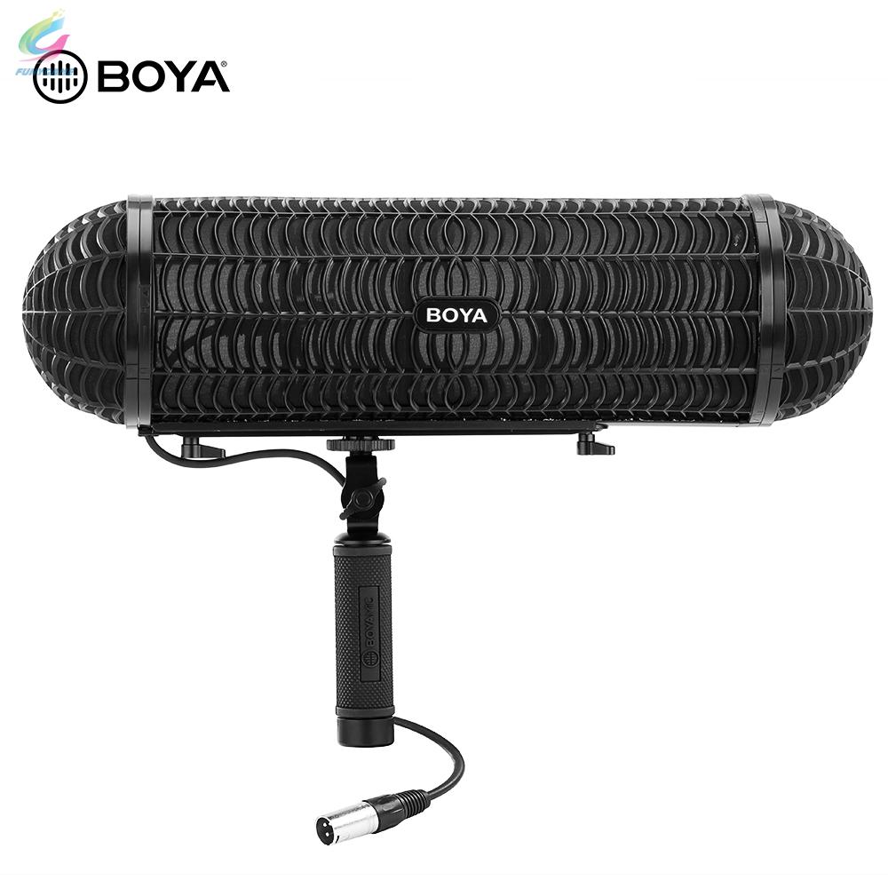 BOYA BYWS1000 Microphone Blimp Windshield Suspension System with XLR