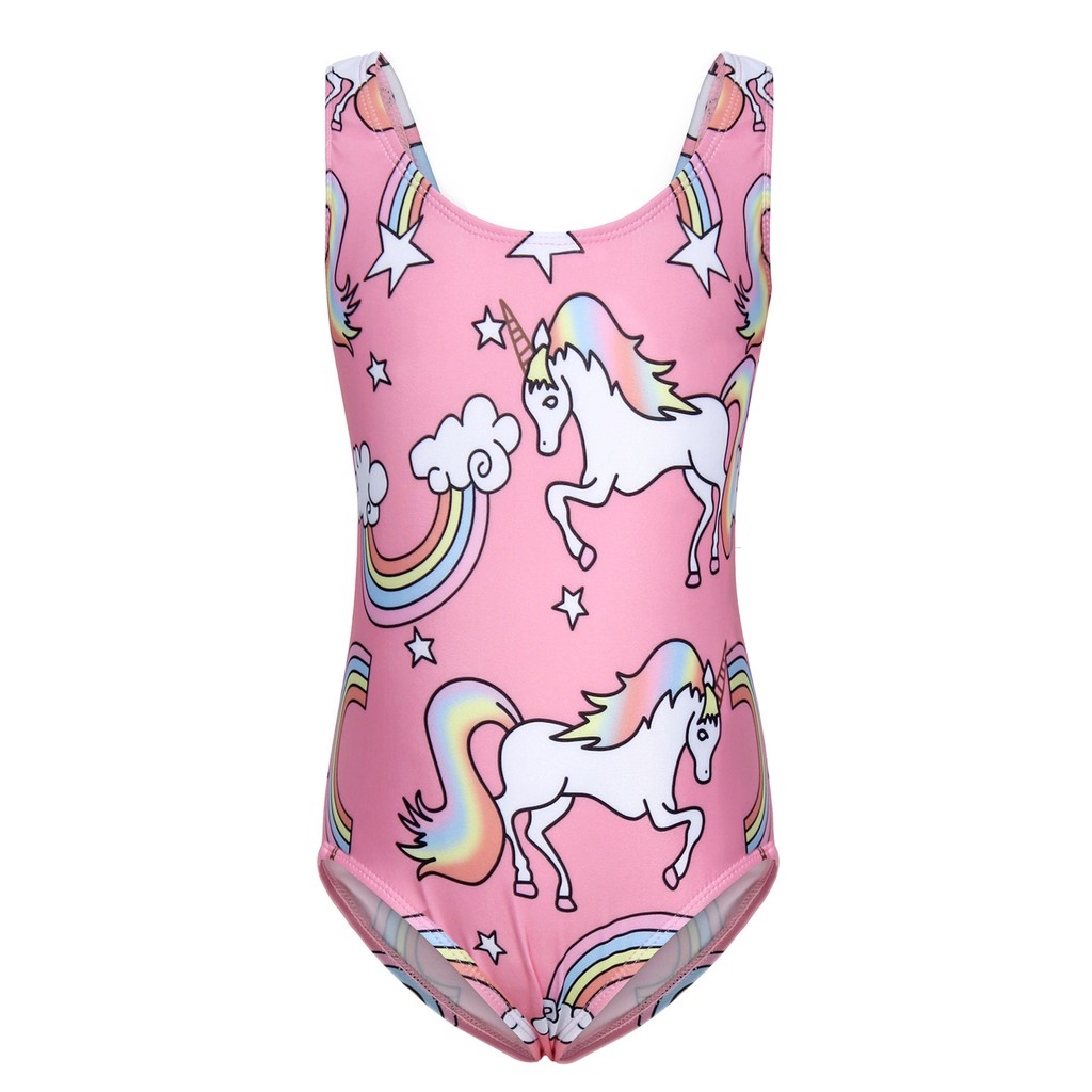 unicorn one piece bathing suit