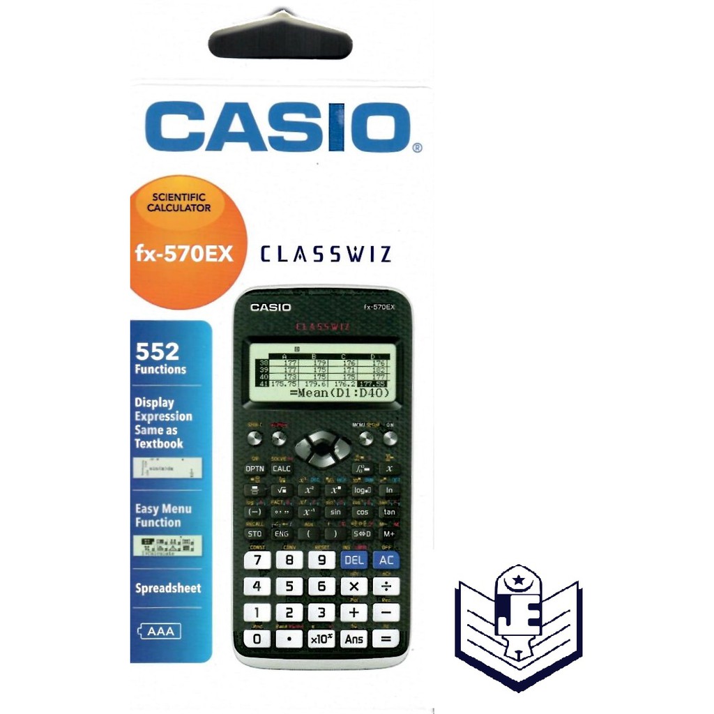 Casio FX-570EX ClassWiz Series Scientific Calculator ...