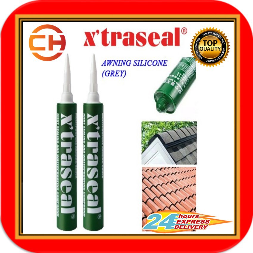 X'TRASEAL MULTIPURPOSE AWNING & ROOFING CAULK 400ML GREY COLOR