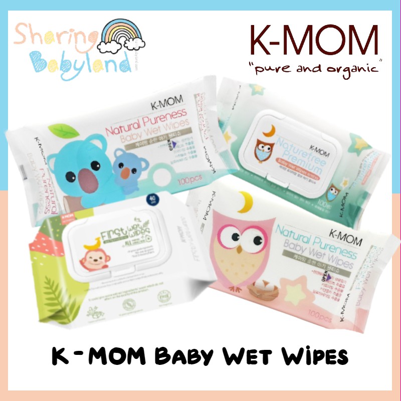 [PROMO] KMOM Baby Wet Wipes Collection Natural Pureness Baby Wipes