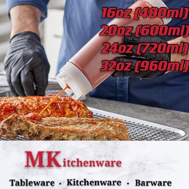 (MKitchenware) Dual Way FIFO First In First Out Squeeze Bottle/Sauce Bottle/Sos Bottle/Mustard