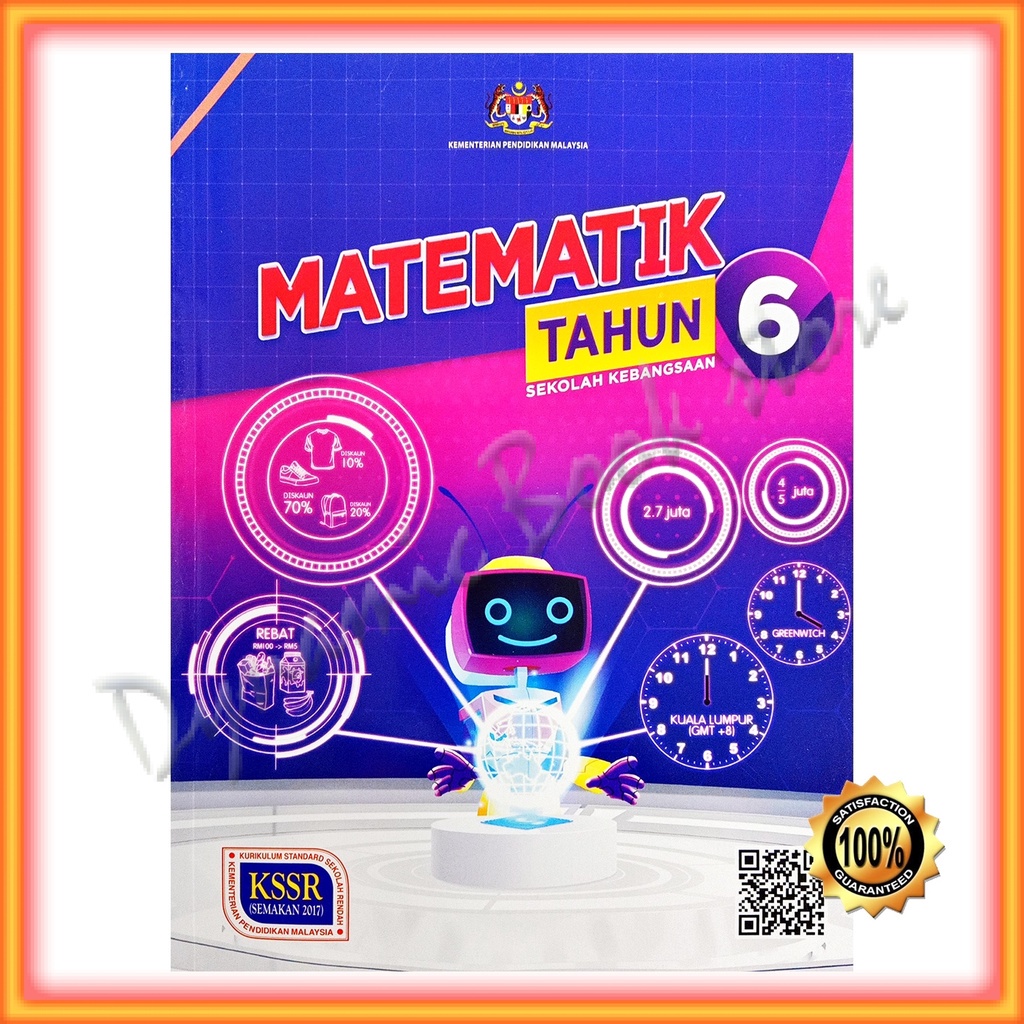 Buku Teks : Matematik Tahun 6 Edisi 2022 | Shopee Malaysia