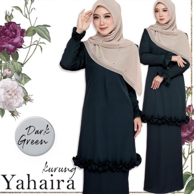  KURUNG  YAHAIRA  COMO CREPE Shopee Malaysia