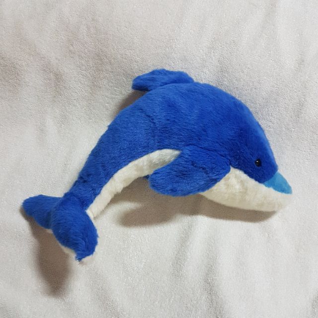 Authentic Hong Kong Ocean Park Blue Dolphin Plush Soft Toy | Shopee Malaysia