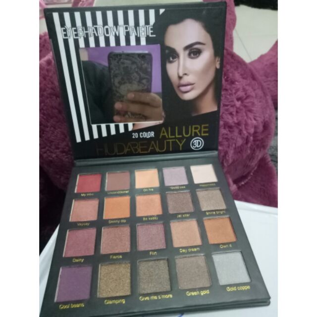 EYESHADOW PALLETE HUDA BEAUTY  Shopee Malaysia