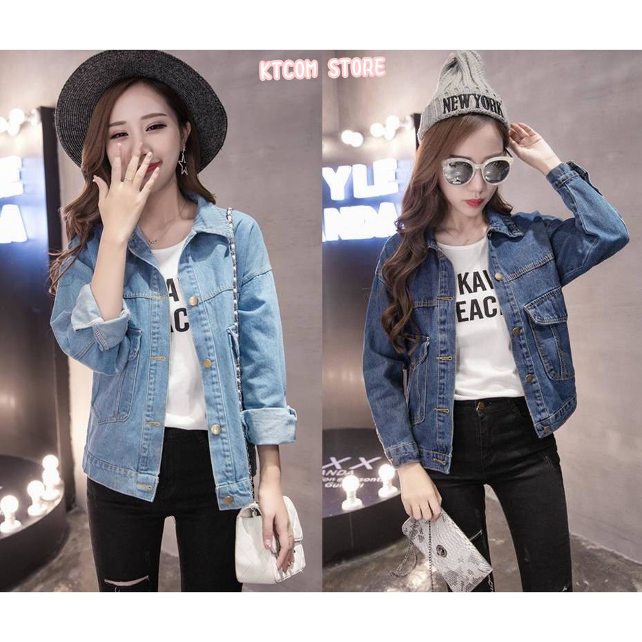 denim jacket shopee