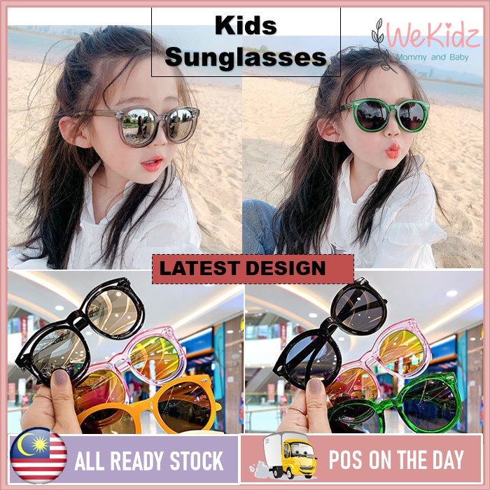 [WeKidz] Latest Design Kids Sunglasses Fashionable Sunglasses Trendy Eyewear Cermin Mata Hitam Kanak