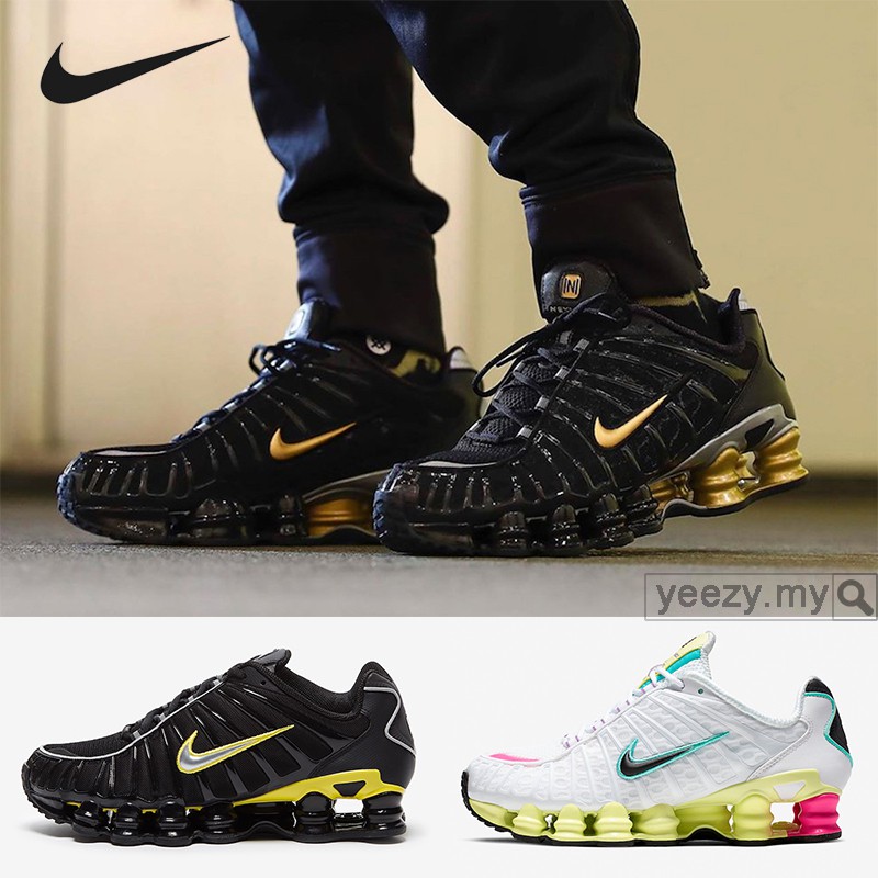 Nike Shox R4 Men's Sneakers cushioning Reflective air column spring shoes |  Shopee Malaysia