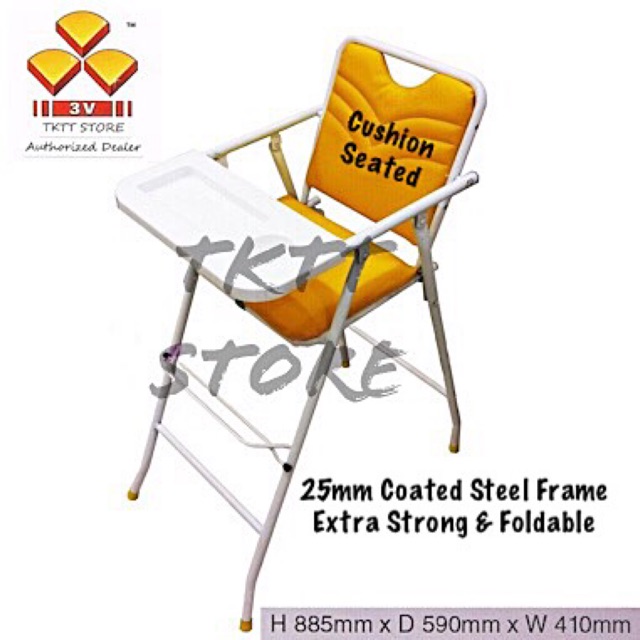 TKTT 3V Giant Harmony Foldable Baby Dining Chair Infant Chair Kid Children Seat Kerusi Bayi Kerusi Lipat Serbaguna