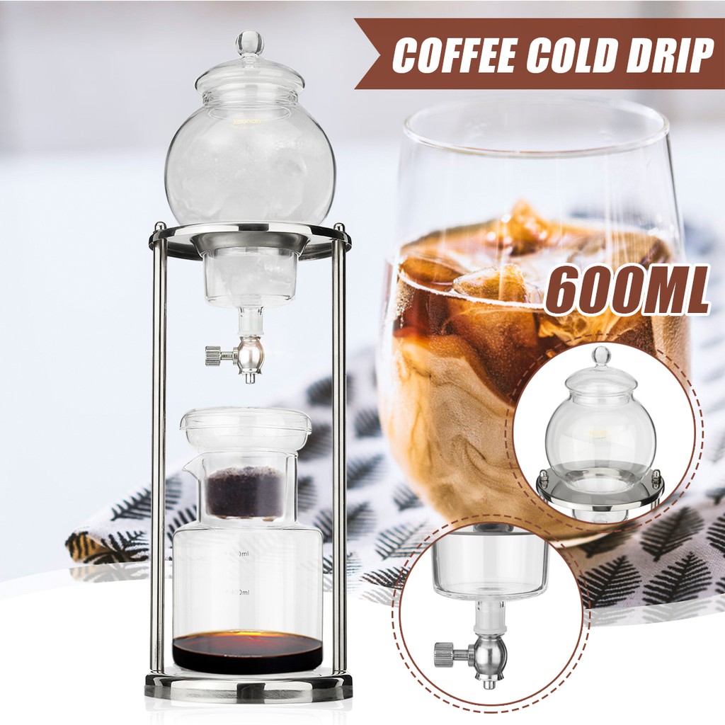 Modern 600ml Dutch Coffee Cold Ice Drip Water Drip Coffee Maker Serve For 8 cups Coffee Brewer Tool Household