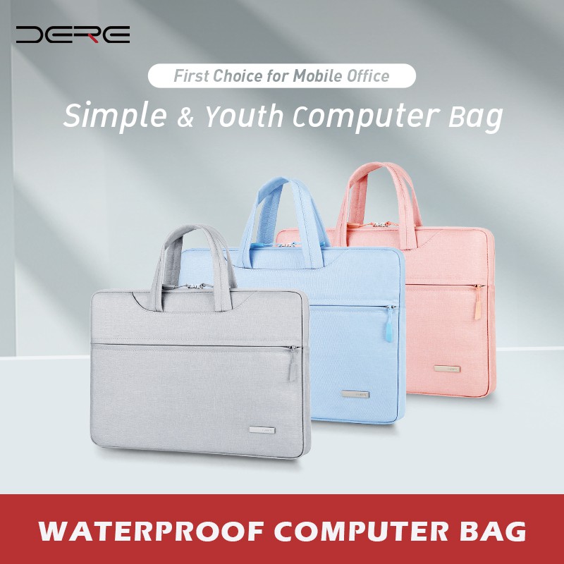 DERE laptop bag 14.1 inch 15.6inch waterproof laptop bag computer