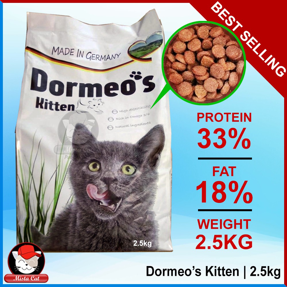 Dormeo S Kitten Premium Cat Food 2 5kg Shopee Malaysia