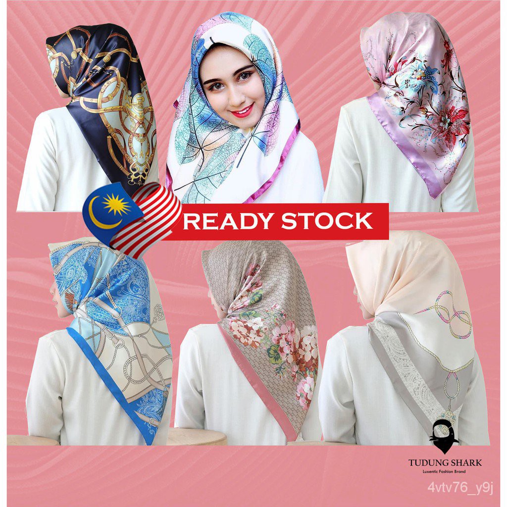 E4GJ Ready Store Malaysia Modern Fashion Tudung Bawal Hijab Segi Empat ...