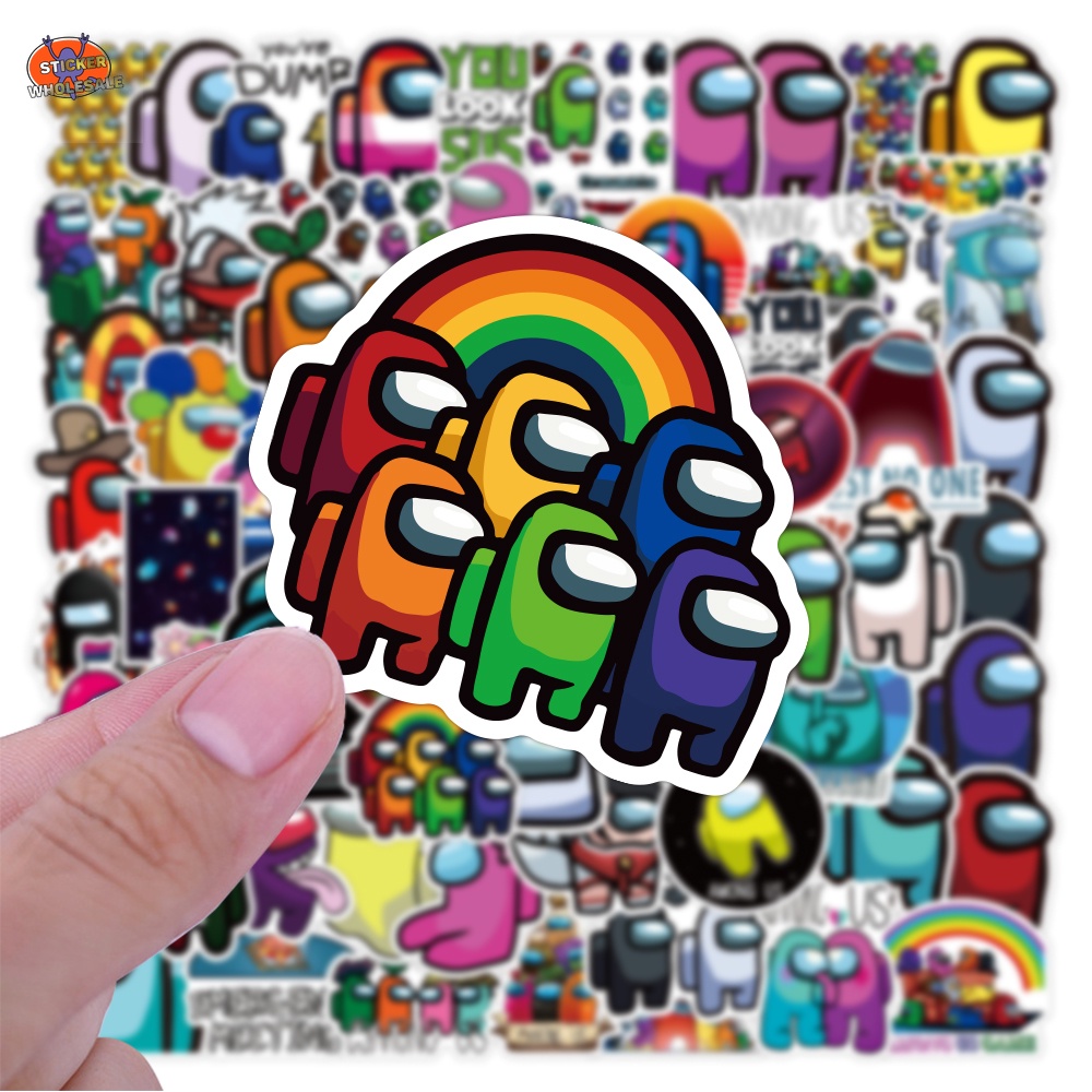 Reliable Must Collection | 200 "Among Us" Hot Game Stickers Graffiti Waterproof Luggage Laptop Headphones Tablet Skat... - Image 5