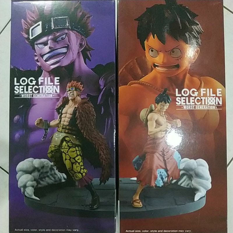 Banpresto One Piece Log File Sellection Worst Generation Monkey D Luffy Eustass Kid Shopee Malaysia