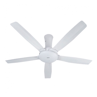 Panasonic 5 Blade Ceiling Fan (56 Inch/20 W) Black F-M14DZVBKH/White F