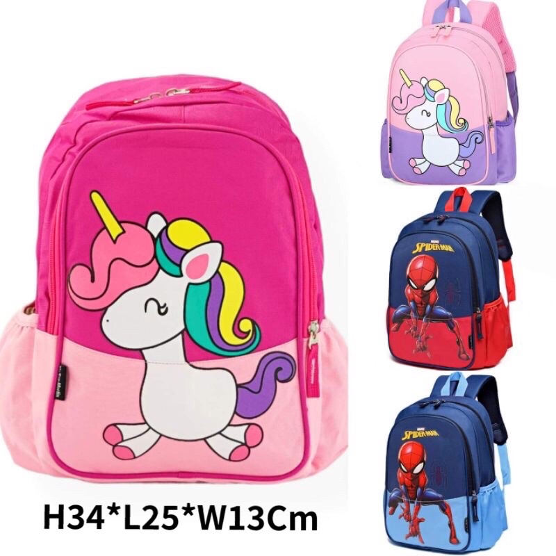 2023 Children Kids 36y Cartoon Backpack Kindergarten Backpack Kids