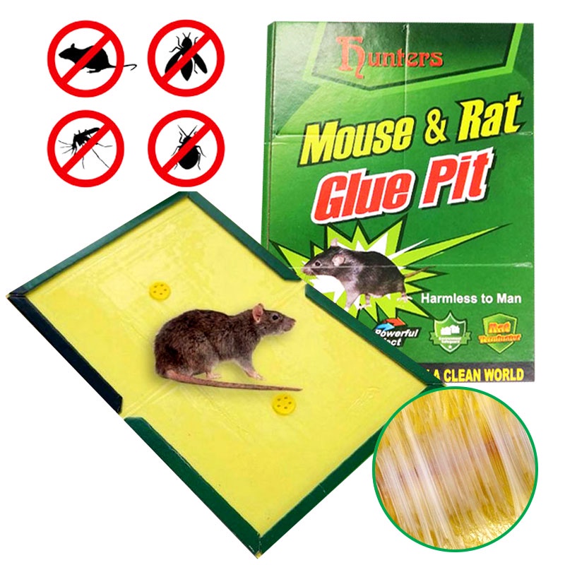 Foldable Sticky Mouse Glue Trap Mice Killer Pad Strongly Adhesive Professional Pest Control