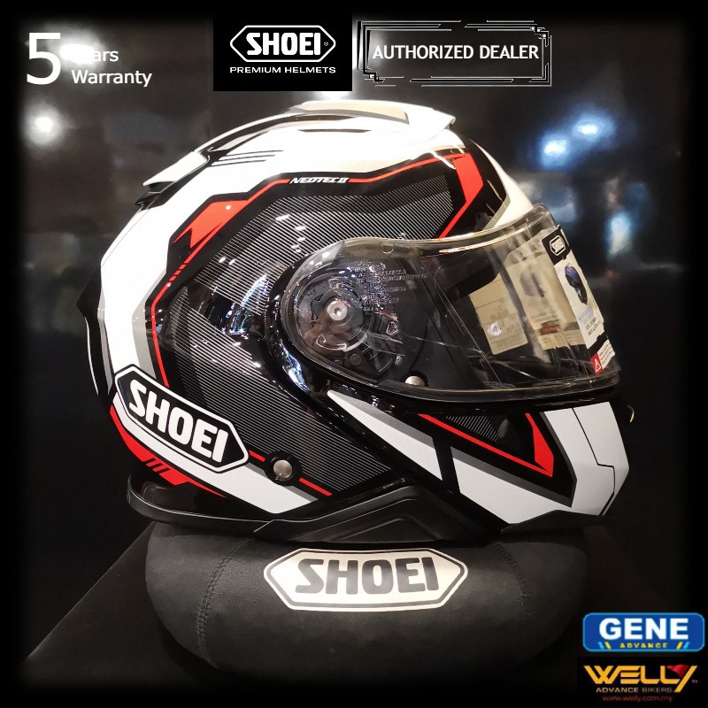 Shoei Neotec 2 Respect Tc 1 Red Black Top Performance Advanced Modular Helmet Shopee Malaysia