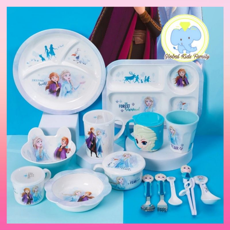 Disney Frozen Plate Set Tableware Shopee Malaysia