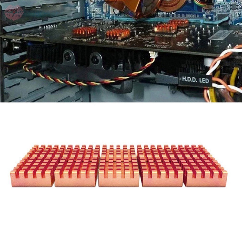 2 X DDR DDR2 DDR3 SDRAM RAM Memory Aluminum Cooler Heat Spreader Heatsink New