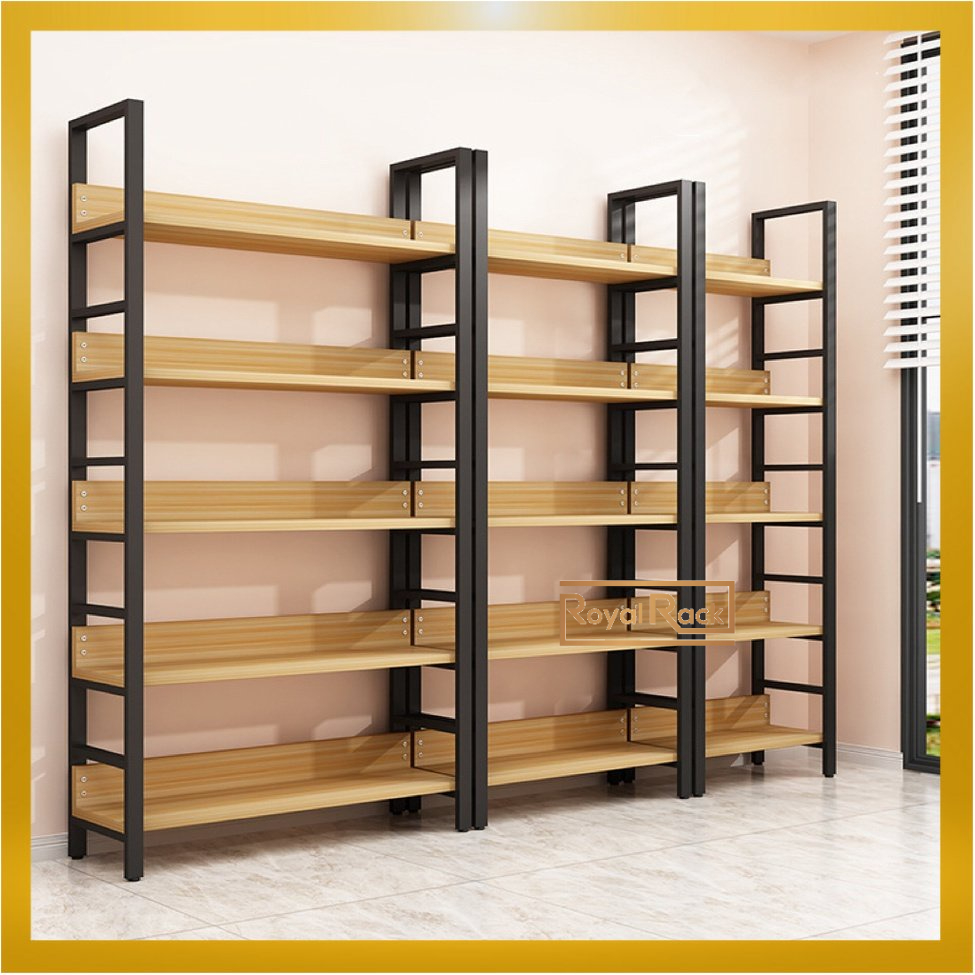 RoyalRack Wood Oppa Rack with Stand Bolts and Nuts Included Shelves