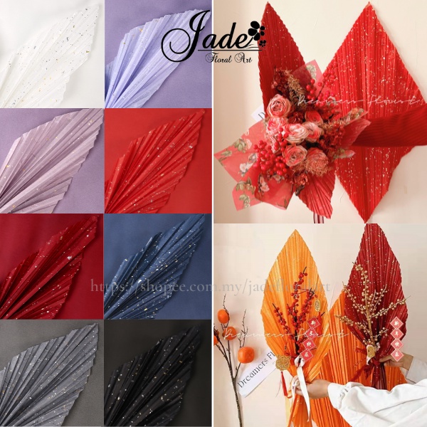 5PCS VELLUM WRAPPING PAPER / FLORAL PAPER / GIFT PAPER / KERTAS BOUQUET
