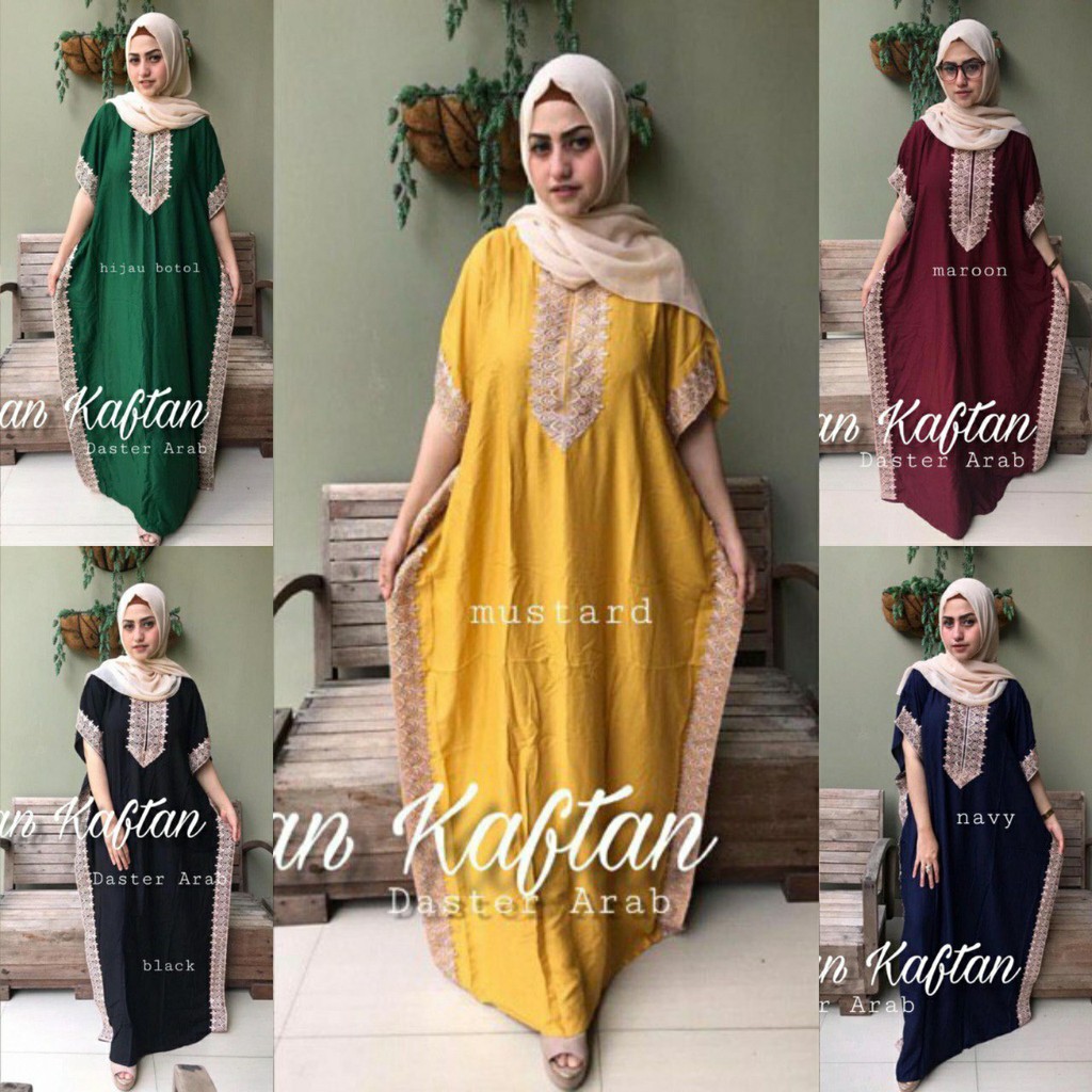 baju kaftan arab