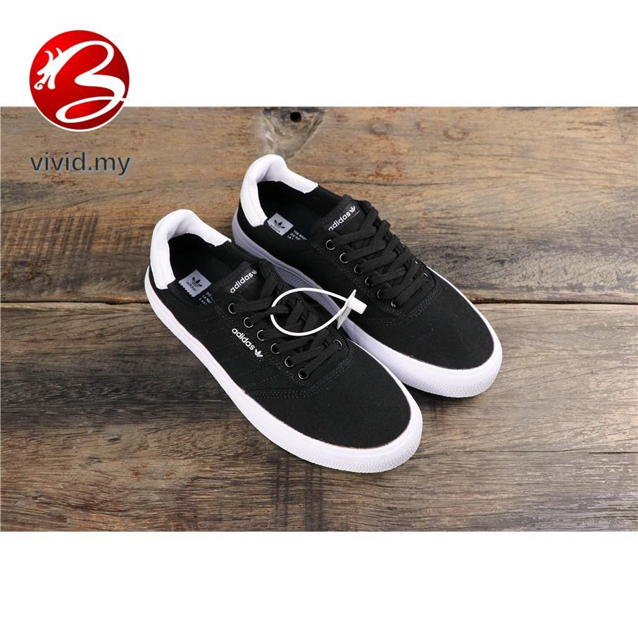 adidas 3mc black & white contrast canvas shoes