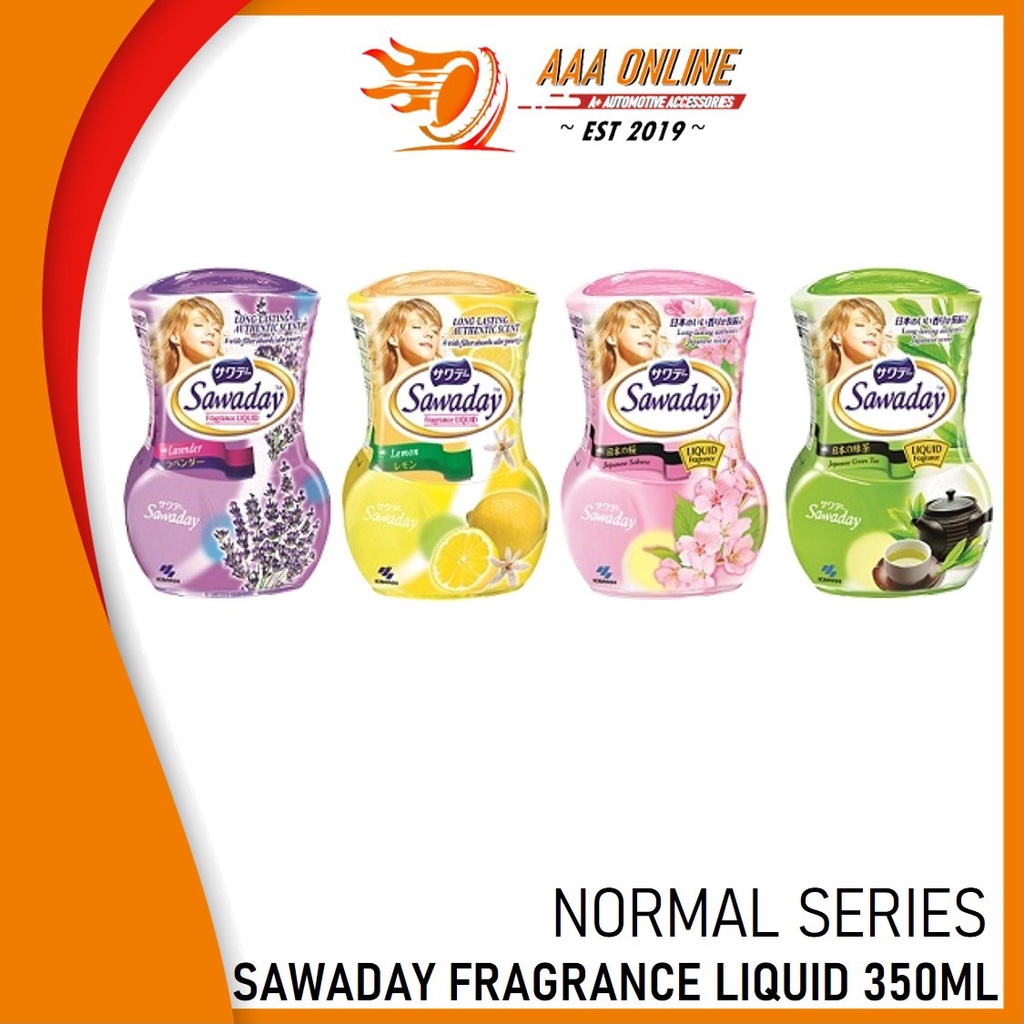 Sawaday Air Freshener Fragrance Car Perfume 350ml Lavender / Sakura / Green Tea